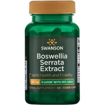 Extract de tamaie, Boswellia Serrata Extract, 125 mg, 60 capsule, Swanson
