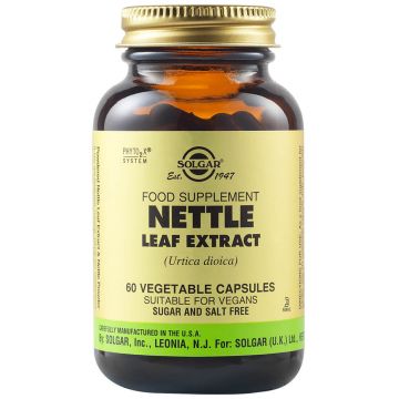 Extract din frunze de urzică Nettle, 60 capsule, Solgar