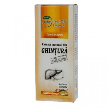 Extract din ghintura fara alcool, 200 ml, Natura Plant