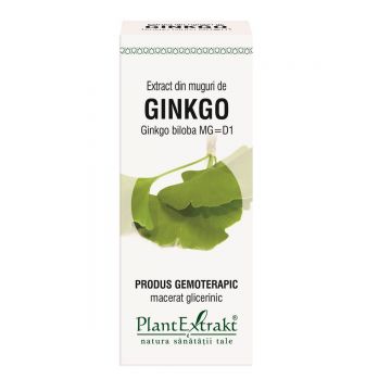 Extract din muguri de Ginkgo Biloba, 50 ml, Plant Extrakt