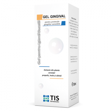 Gel gingival Tisodent pentru protectia gingiilor sensibile, 50 ml, Tis Farmaceutic