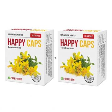 Happy Caps, 30 capsule (1+1), Parapharm