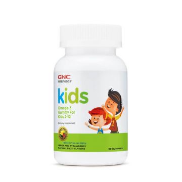 Kids Milestones Omega-3 pentru Copii (980784), 60 Jeleuri, GNC