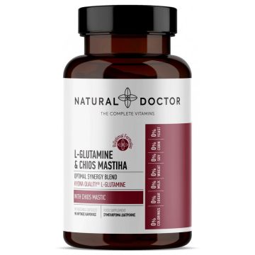 L-GLUTAMINE CHIOS MASTIHA sanatatea stomacului Natural Doctor 90 cps