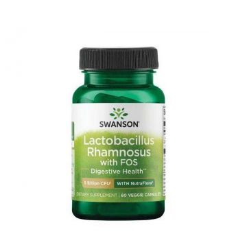 Lactobacillus Rhamnosus cu FOS Probiotice, 60 capsule, Swanson