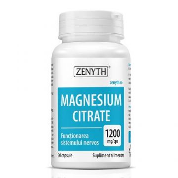 Magnesium Citrate 1200mg 30cps Zenyth