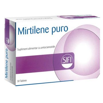 Mirtilene Puro 90 mg, 30 tablete, Sifi Mirtilene Puro 90 mg, 30 tablete, Sifi