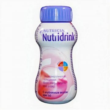 Nutridrink cu aroma de capsuni, 200 ml, Nutricia