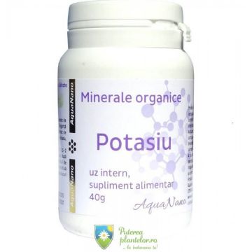 Potasiu organic pulbere 40 gr Potasiu organic pulbere 40 gr