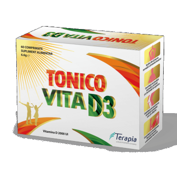 Tonico Vita D3, 60 comprimate, Terapia