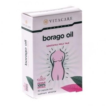 Ulei de Borago (Limba Mielului) 30 cps VitaCare
