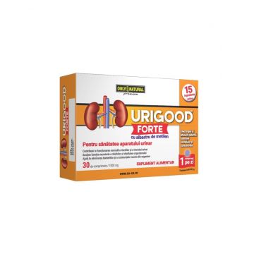 Urigood forte 1000 mg, 30 comprimate, Only Natural