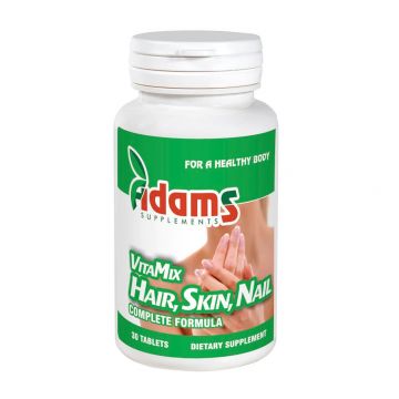 VitaMix Hair Skin & Nail (AV120), 30 tablete, Adams Vision VitaMix Hair Skin & Nail (AV120), 30 tablete, Adams Vision
