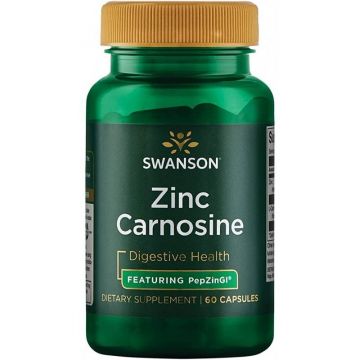 Zinc Carnosine ( PepZin GI ), 60 capsule, Swanson