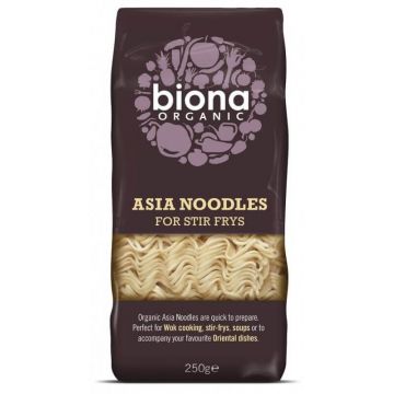 Asia noodles Bio pentru stir fry, 250 g, Biona