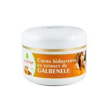 Crema hidratanta cu extract de galbenele, 50 g, Abemar Crema hidratanta cu extract de galbenele, 50 g, Abemar