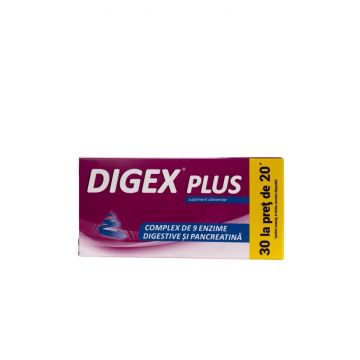 Digex Plus, 30 comprimate, Fiterman