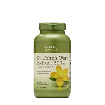 Gnc Herbal Plus St. John’s Wort, Extract Standardizat De Sunatoare 300 Mg, 200 Cps