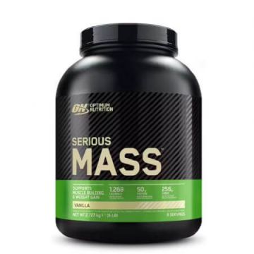 Pudra proteica tip gainer Serious Mass, Vanilla, 2730 g, Optimum Nutrition