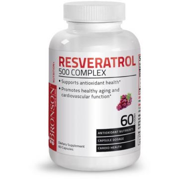 Resveratrol 500mg Complex, 60 capsule, Bronson