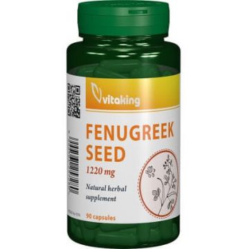 Schinduf (Fenugreek) 610 mg, 90 cps, Vitaking