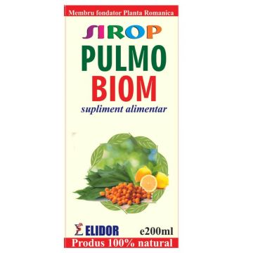 Sirop Pulmo Biom, 200 ml, Elidior