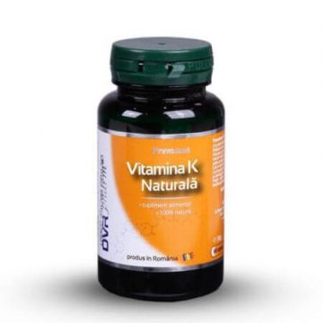 Vitamina K naturala, 60 capsule, DVR Pharm