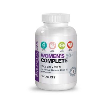 Women's complete 50+, multivitamine, 30 tablete, Bronson