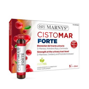 CISTOMAR FORTE pentru Combaterea Infecțiilor Urinare – 125 ml (5 Fiole) – Produs Vegan, Marnys