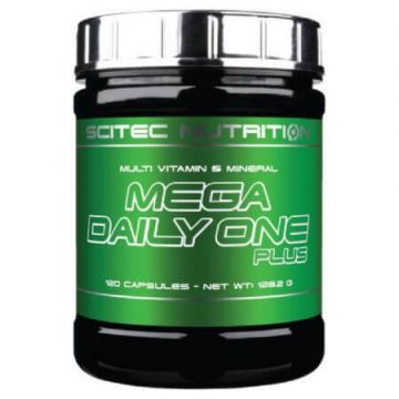 Complex vitamine si minerale Mega Daily One, 120 capsule, Scitec Nutrition