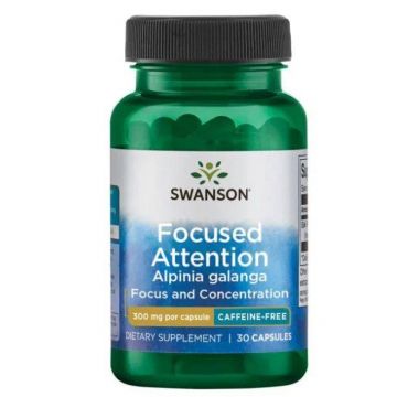 Focused Attention Alpinia Galanga 300 mg, 30 cps - Swanson