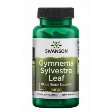 Gymnema Sylvestre Leaf (Gurmar) 400 mg, 100 Capsule - Swanson