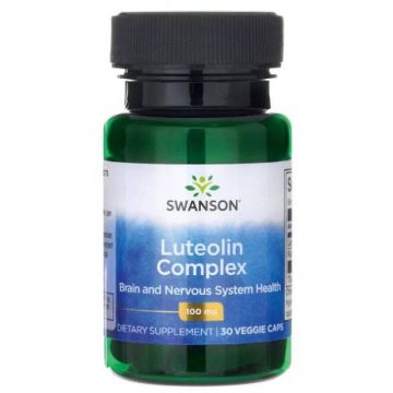 Luteolin Complex cu Rutin, 100 mg, 30 capsule, Swanson Luteolin Complex cu Rutin, 100 mg, 30 capsule, Swanson
