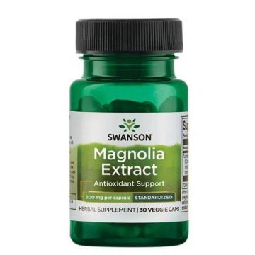 Magnolia Extract Standardizat 200 mg, 30 Capsule - Swanson