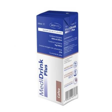 Medidrink Plus Cafea, 200 ml, Medifood