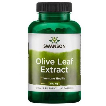 Olive Leaf Extract (Frunze Maslin) 500 mg, 120 capsule - Swanson