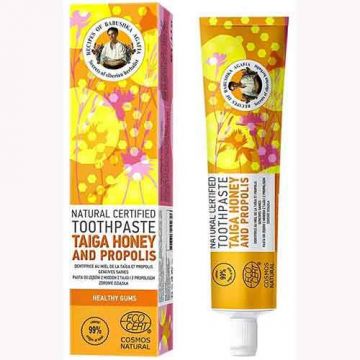 Pasta de dinti naturala cu propolis, 85 g, Bunica Agafia Pasta de dinti naturala cu propolis, 85 g, Bunica Agafia