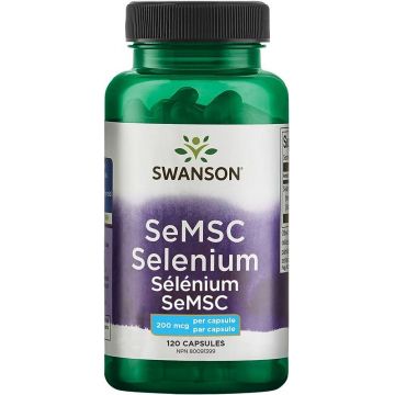 SeMSC Selenium, Seleniu Organic, 200 mcg, 120 capsule, Swanson