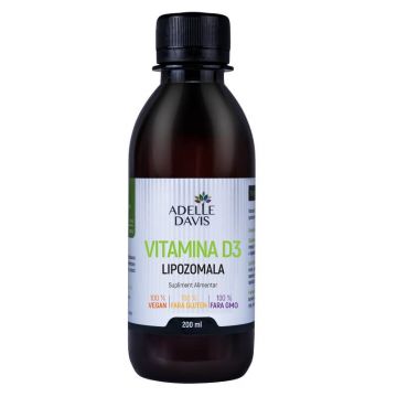 Vitamina D3 Lipozomala, lichid, 200 ml, Adelle Davis