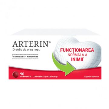 Arterin funcționarea normală a inimii, 90 comprimate, Omega Pharma (Ambalaj: 90 capsule)