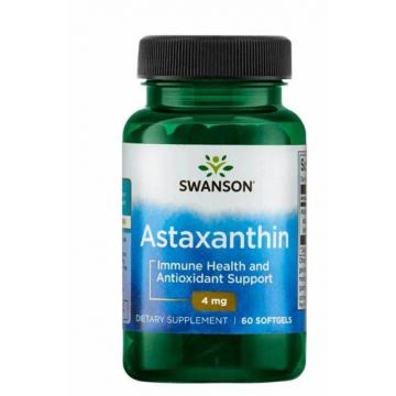 Astaxanthin (Astaxantina) 4 mg, 60 softgels - Swanson