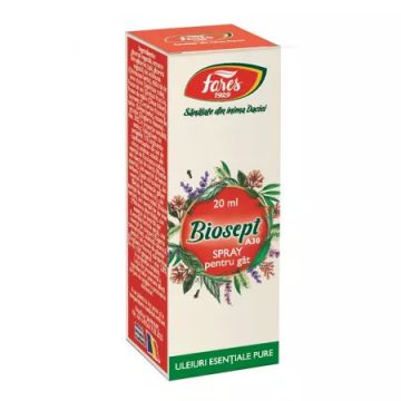 Biosept A30 pentru gât spray 20 ml Fares