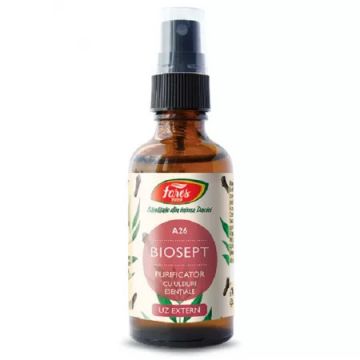 Biosept suprafețe A26 spray 50 ml Fares