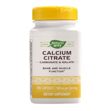 Calcium Citrate Nature's Way, 100 capsule, Secom (Gramaj: 100 capsule)