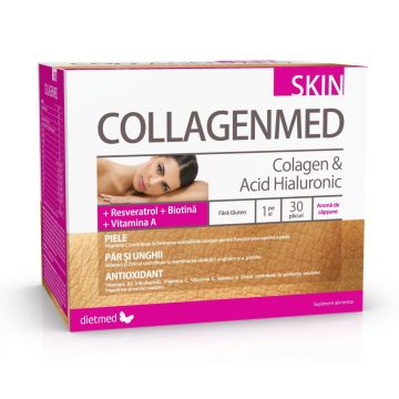 Collagenmed Skin, colagen pentru piele, 30 plicuri, Dietmed-Naturmil