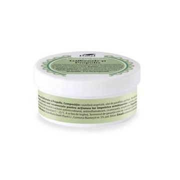 Crema tip balsam cu galbenele si propolis, 50 g, Dorel Plant