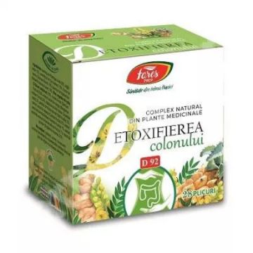 Detoxifierea colonului F92 complex 20 plicuri Fares