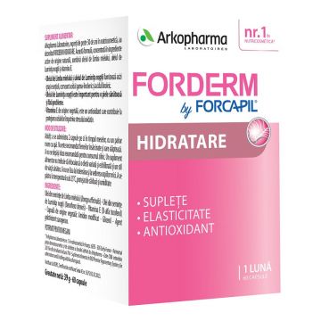 Forcapil Forderm Hidratare 60 capsule