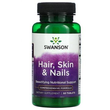 Hair, Skin & Nails (Piele, Par si Unghii) 60 tablete - Swanson