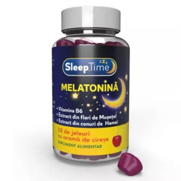 Melatonina SleepTime 50 jeleuriJustin Pharma
